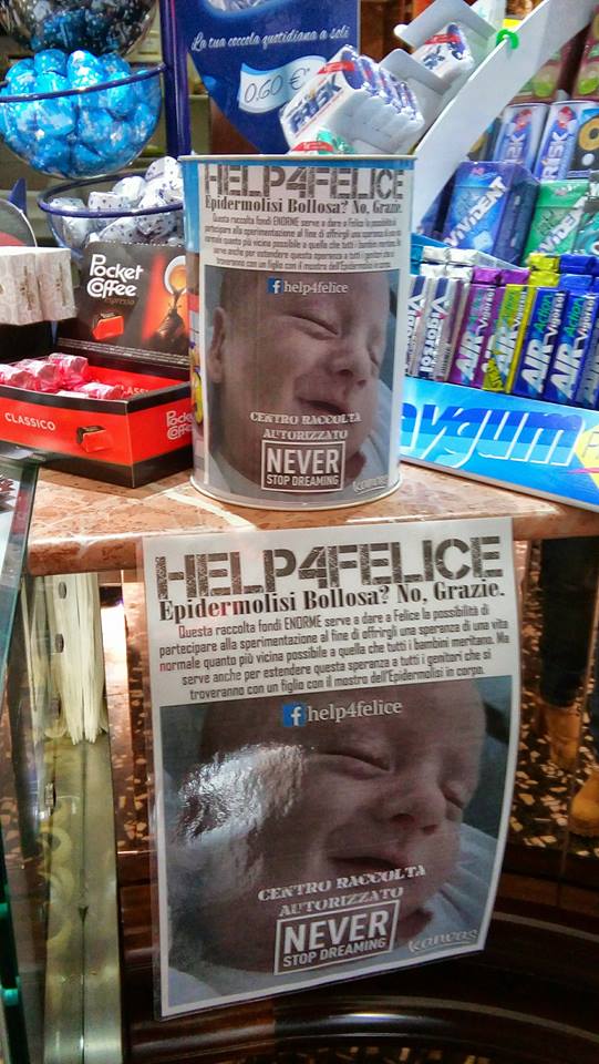 help4felice. Il Salento si attiva per aiutare il piccolo Felice Guastamacchia help4felice. Il Salento si attiva per aiutare il piccolo Felice Guastamacchia