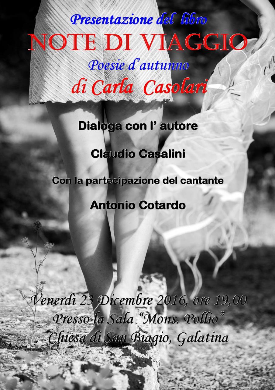 “Note di viaggio – Poesie d’autunno” “Note di viaggio – Poesie d’autunno”