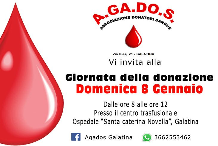 Cominciare l'anno donando il sangue