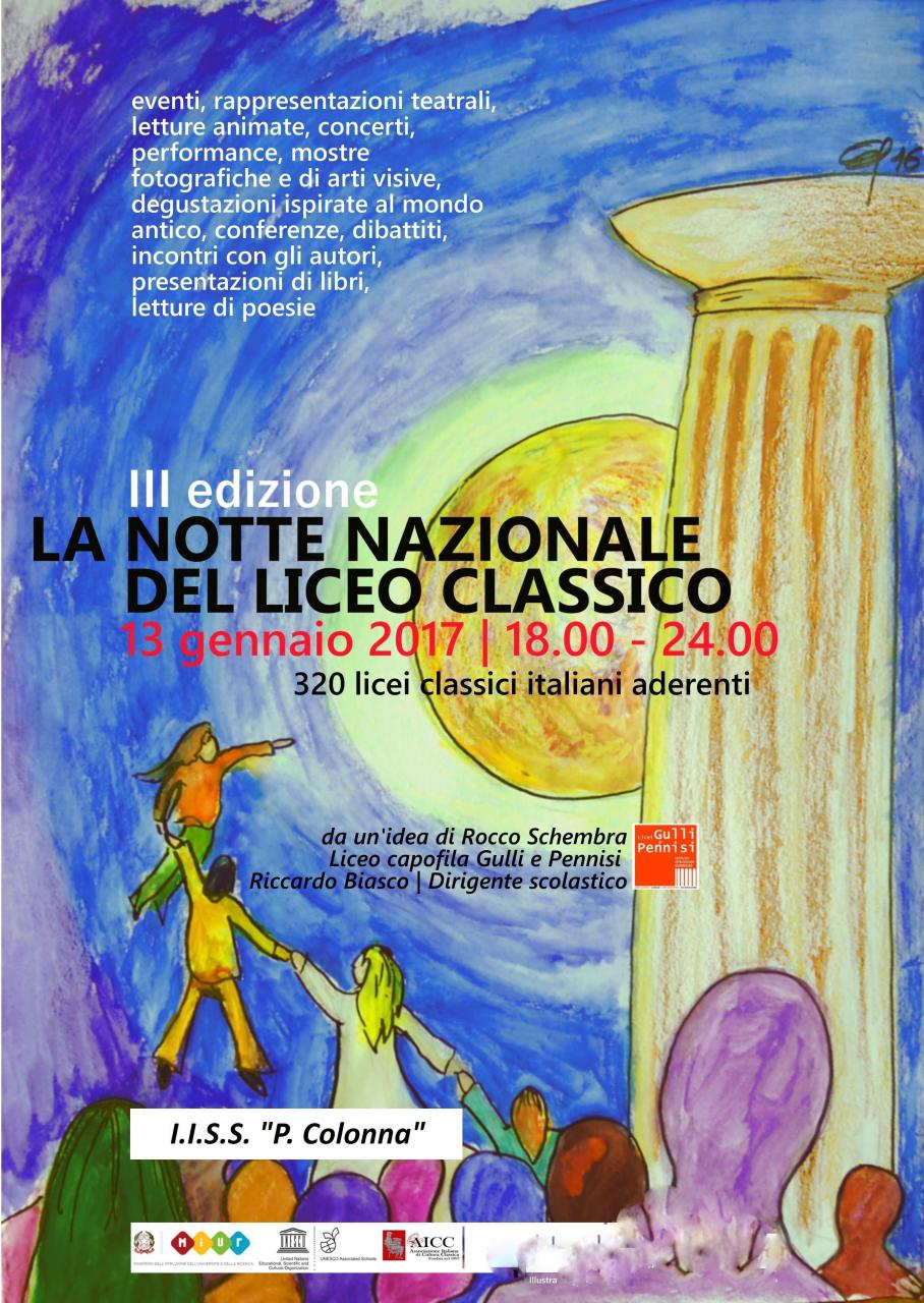 Al Colonna la &quot;notte dei licei classici&quot;