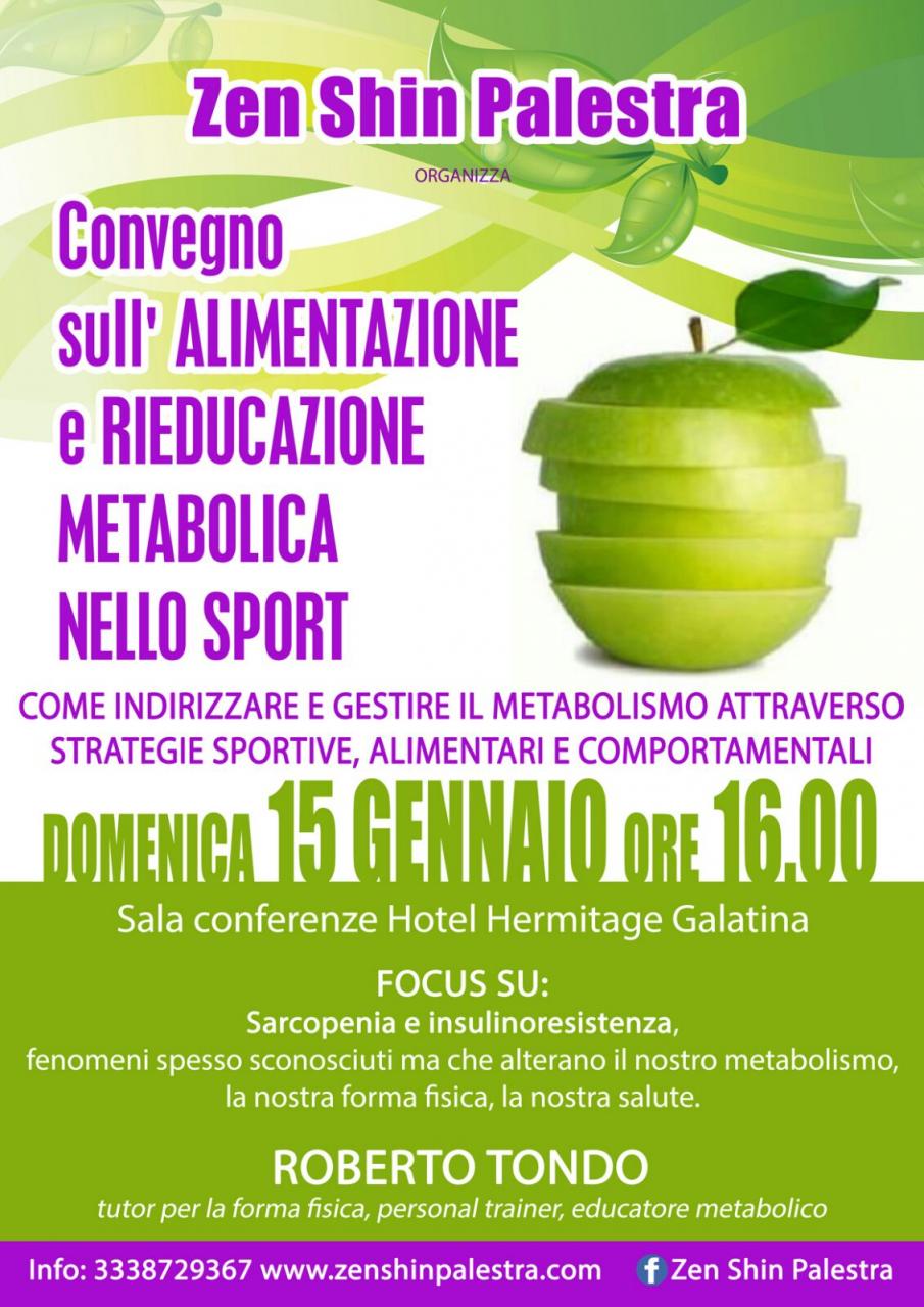 Seminario  La Dieta Zona, l'alimentazione per il benessere - Fisiokinetik