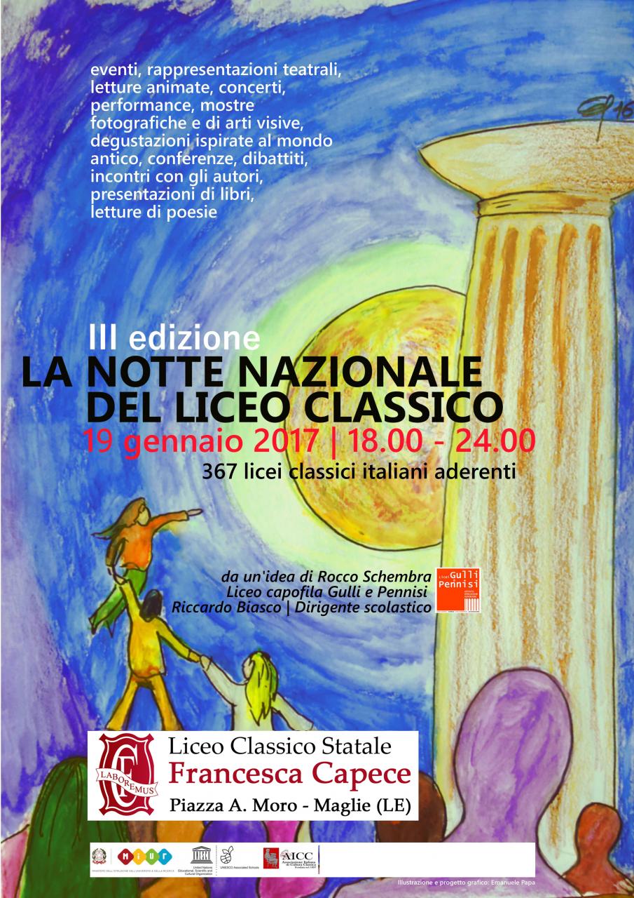Al Capece la &quot;Notte nazionale del liceo classico&quot;