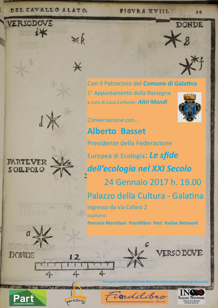  "Le sfide dell'ecologia per il XXI secolo: quale futuro per l'ecologia? e quale ecologia per il futuro?"