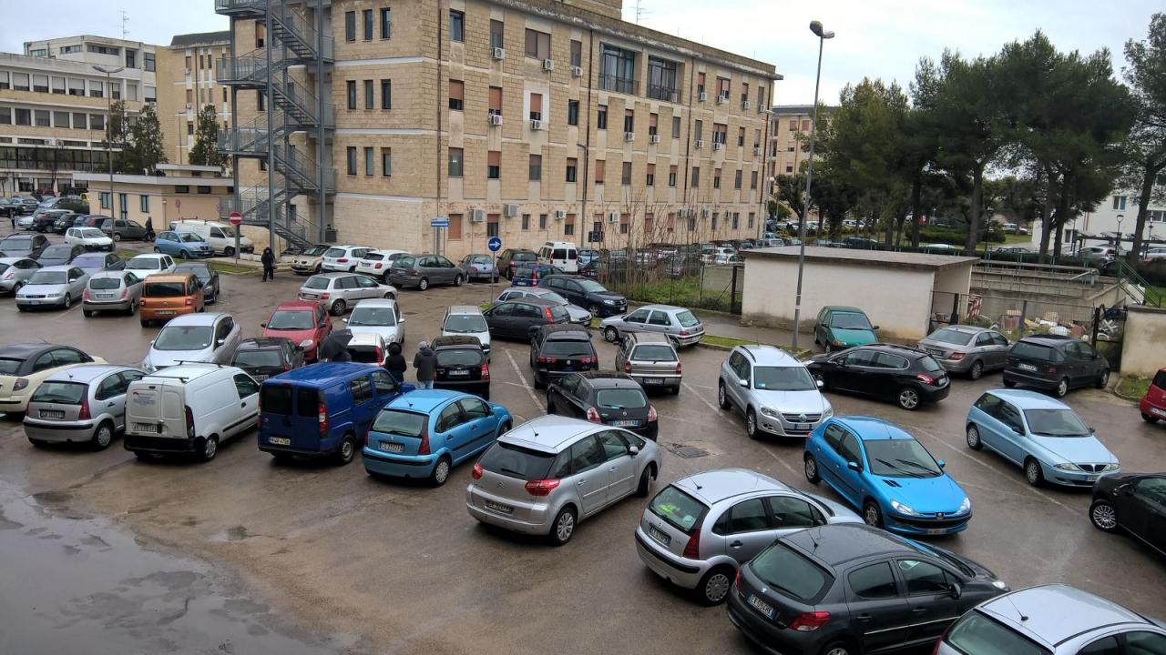 Parcheggi selvaggi, sotto la lente l'ospedale Parcheggi selvaggi, sotto la lente l'ospedale