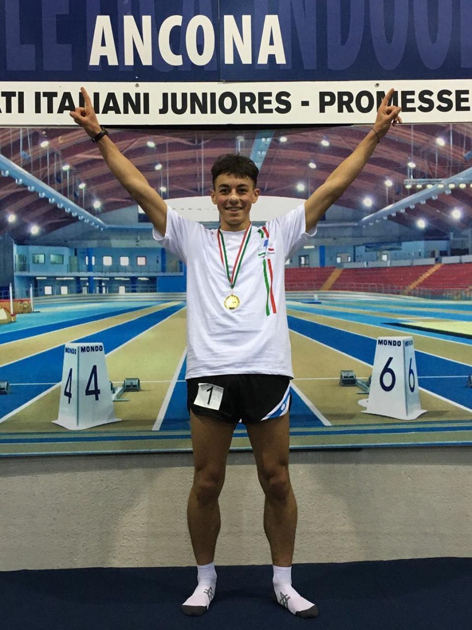 Diego Chirivì primo ai campionati nazionali di marcia