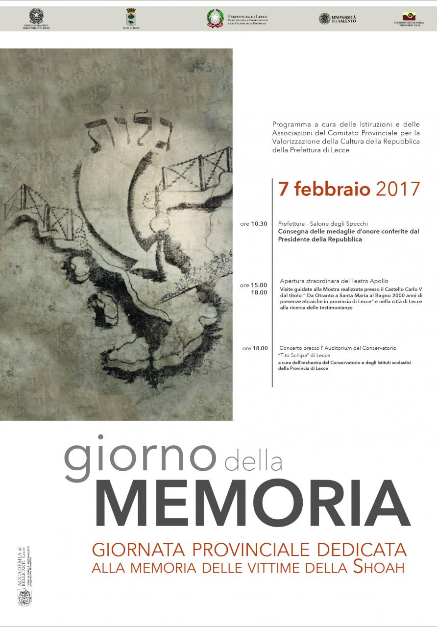 Giornata della Memoria, le iniziative della Prefettura