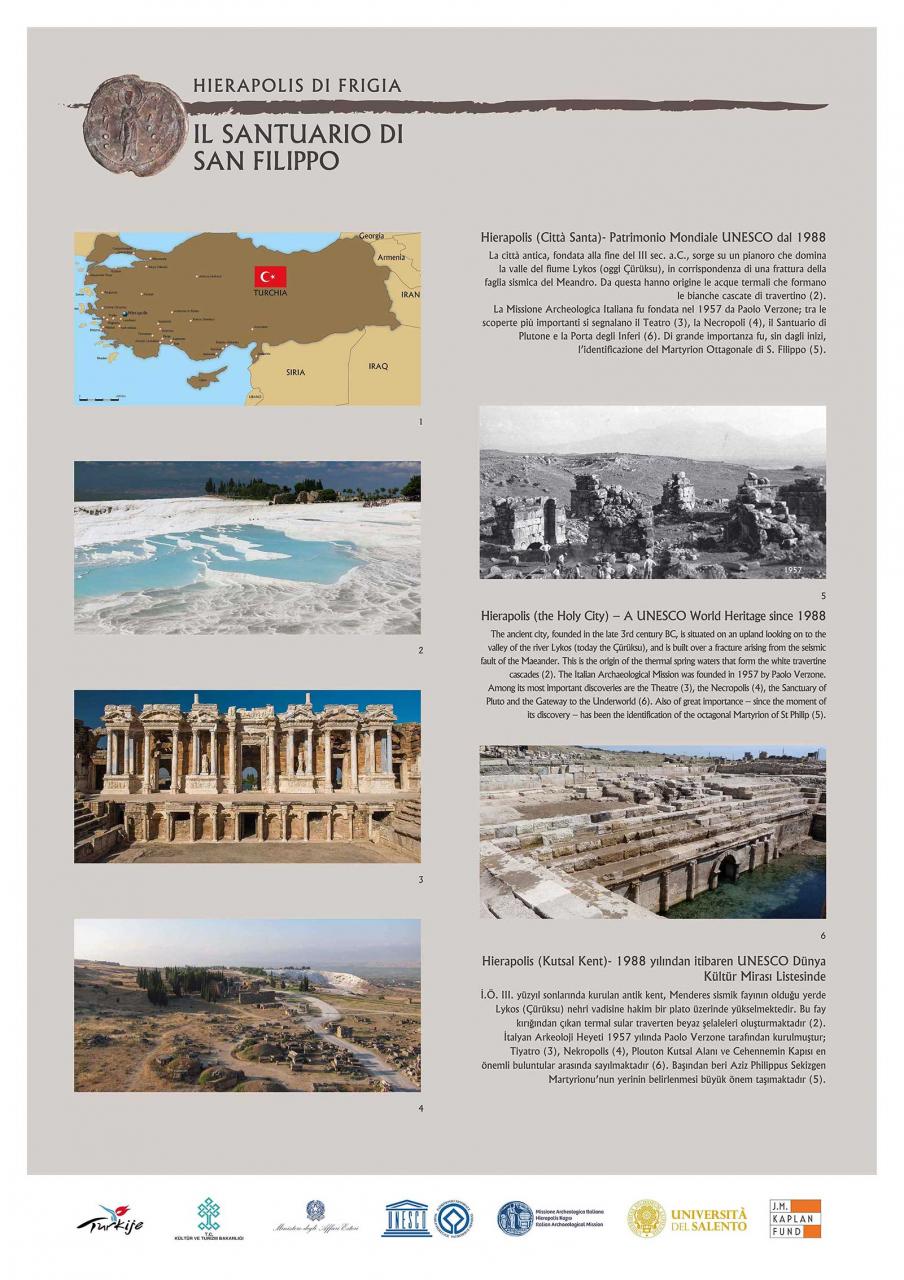“Hierapolis di Frigia. Il Santuario di San Filippo”, si apre la mostra