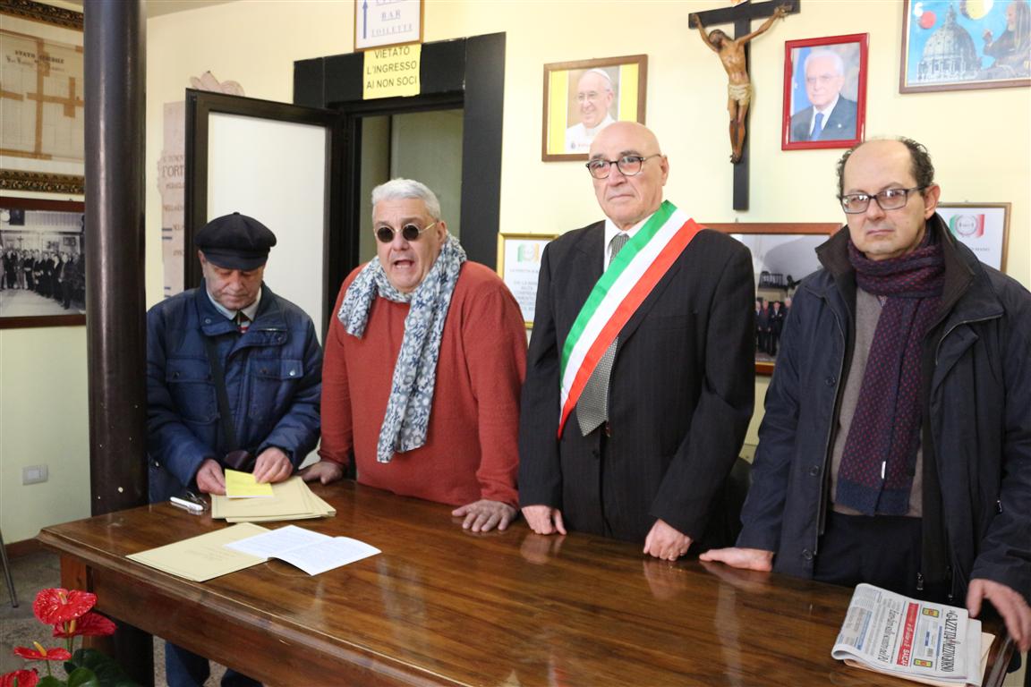 I nuovi iscritti alla Società Operaia