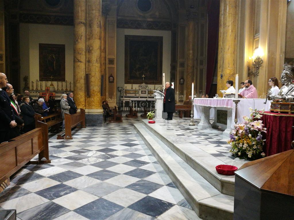 La predica del Sindaco nel ricordo di don Fedele