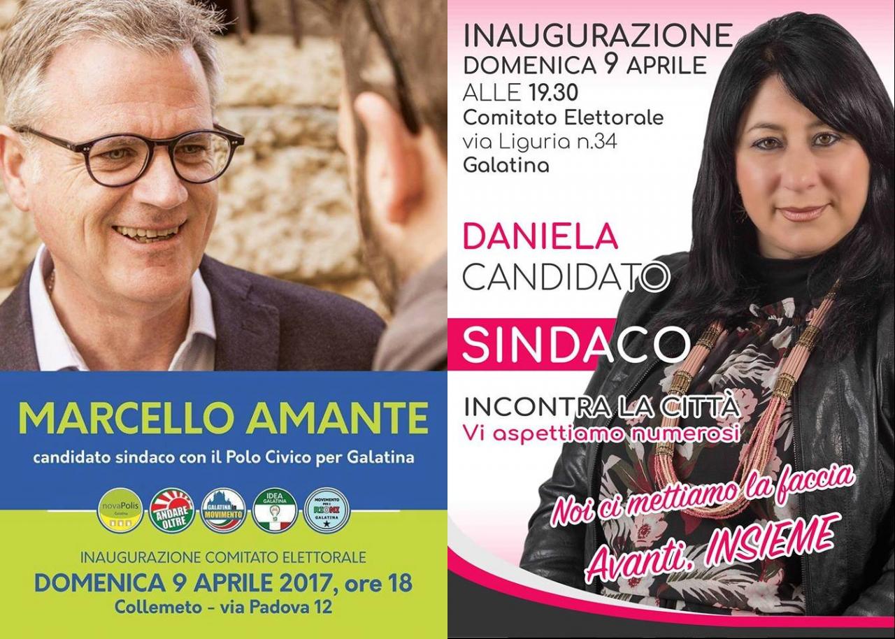 Amante e Sindaco aprono due nuovi comitati