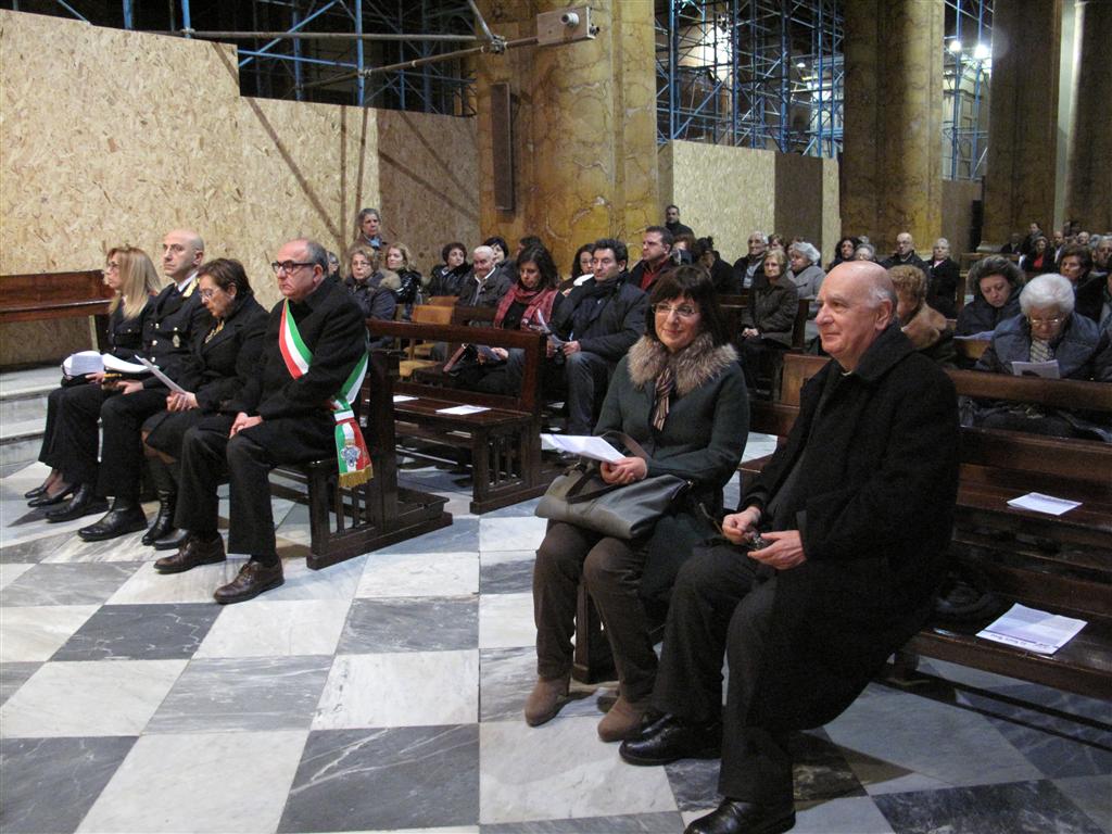 Cosimo Montagna e Daniela Vantaggiato alla 'predica del Sindaco' 