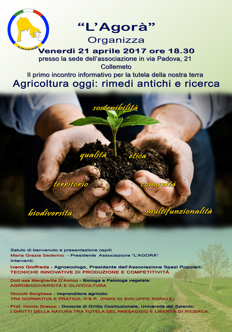 Agricoltura oggi, un convegno a Collemeto