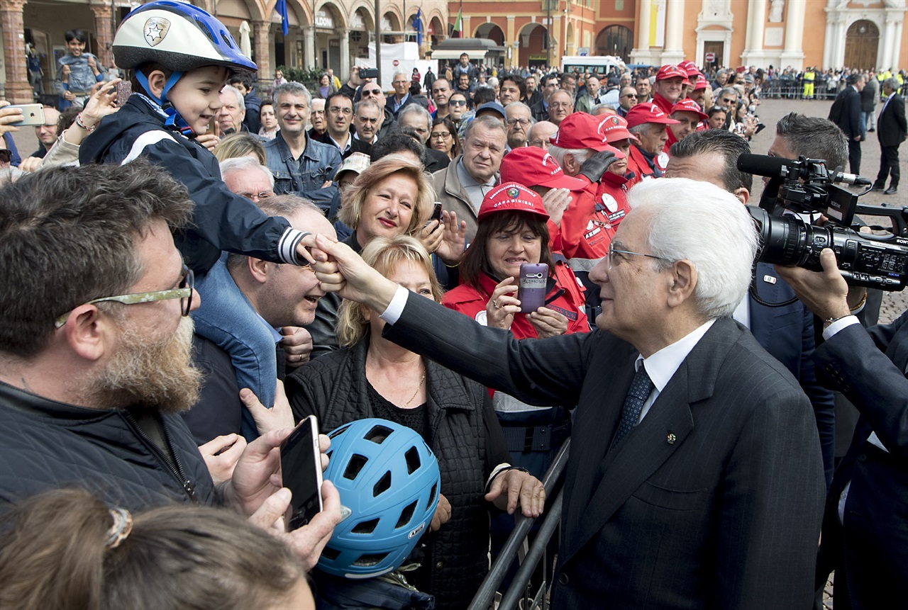 &quot;Mai più fascismo, mai più guerra&quot; Il discorso di Sergio Mattarella a Carpi