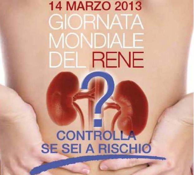 La prevenzione delle malattie renali si fa giovedì 14 in piazza Alighieri