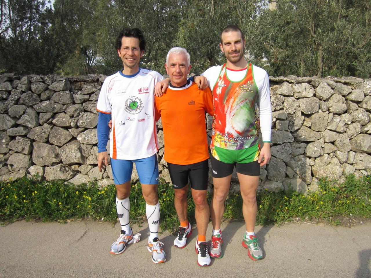 Maratona, tre galatinesi a Roma Maratona, tre galatinesi a Roma