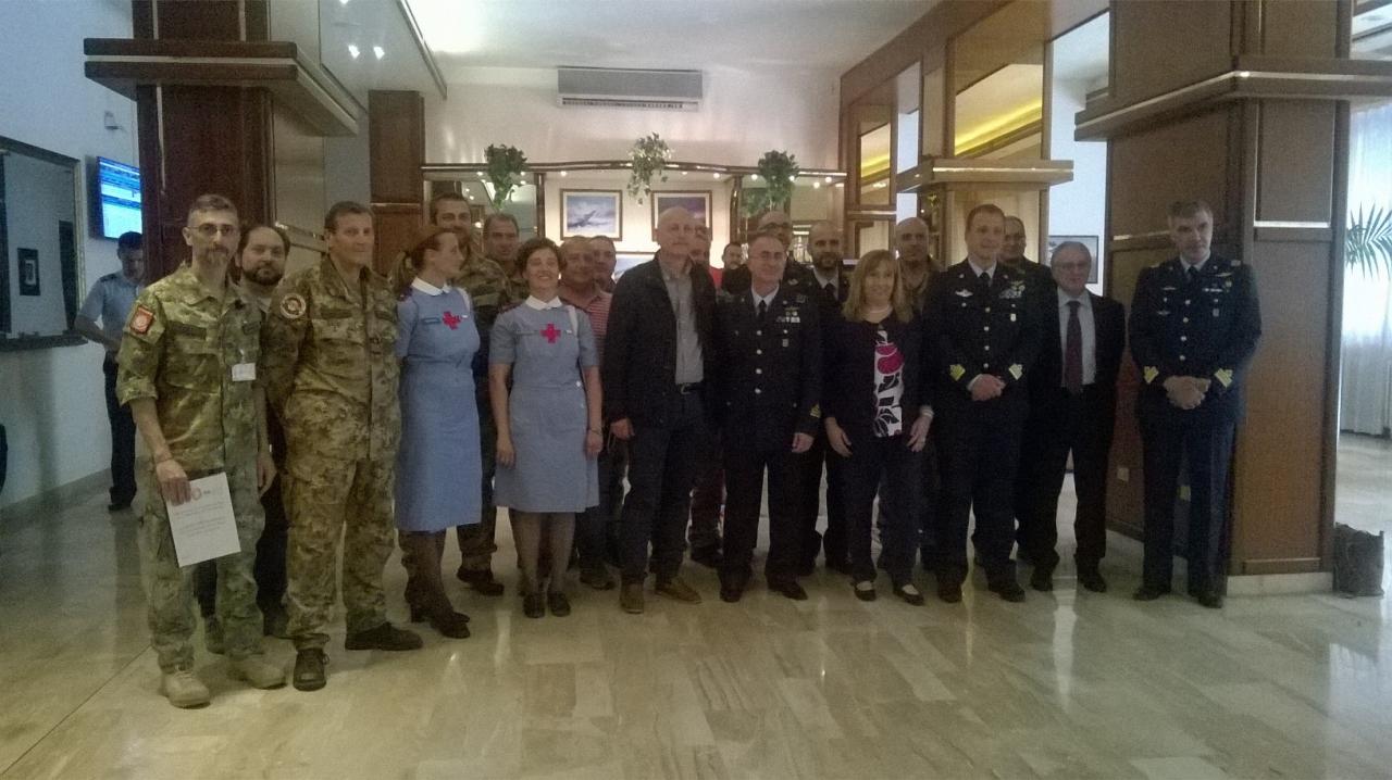 I sanitari del 61° Stormo di Galatina a lezione dai medici del 118 di Lecce