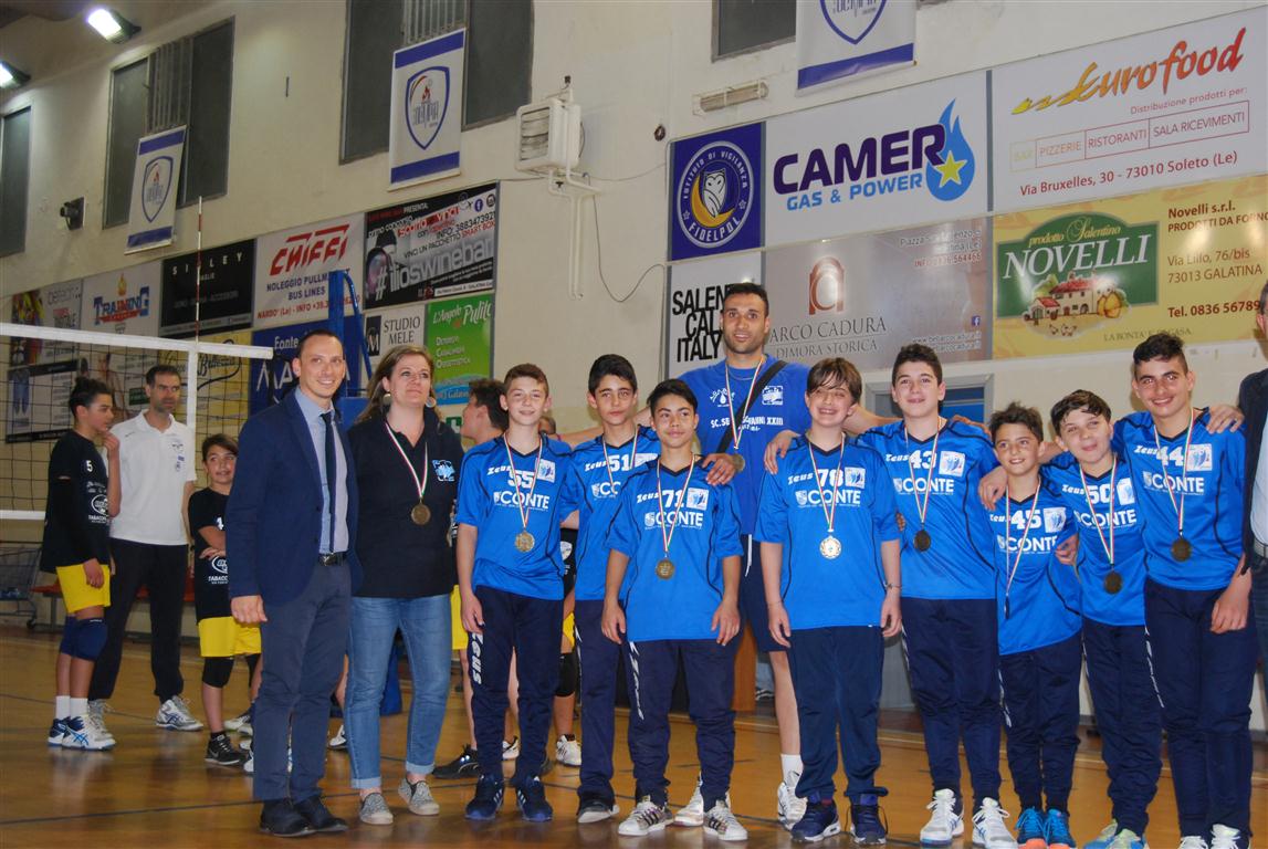 Terzo posto provinciale per la SBV Galatina - Polo 3 Scuola Media Giovanni XXIII