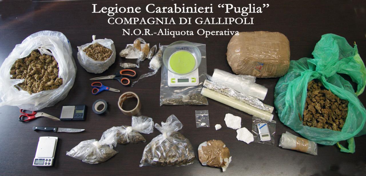 Ai domiciliari due ventiduenni galatinesi con l'accusa di dentenzione di sostanza stupefacente ai fini di spaccio Ai domiciliari due ventiduenni galatinesi con l'accusa di dentenzione di sostanza stupefacente ai fini di spaccio