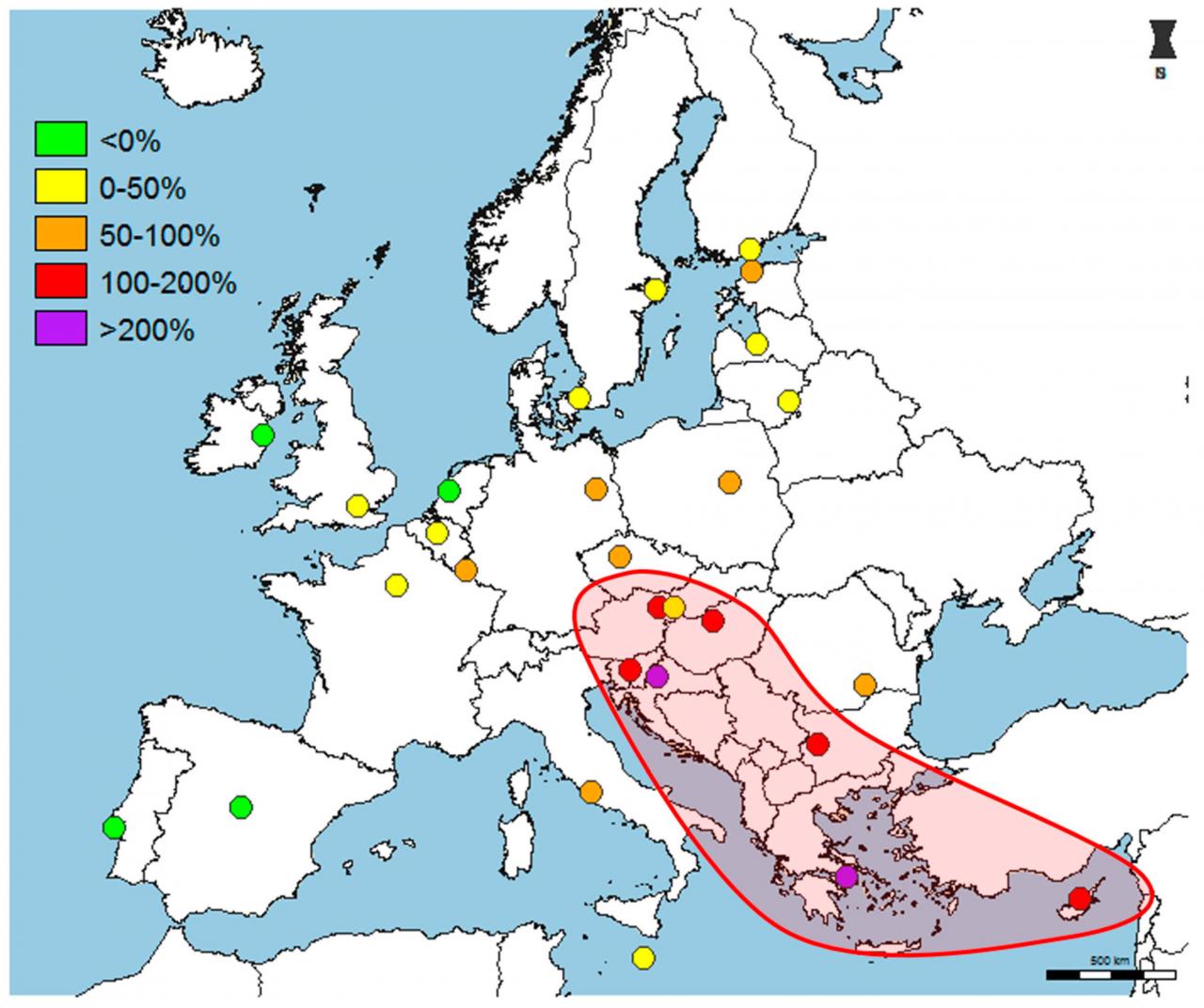 Aumentano le ondate di calore nelle capitali europee