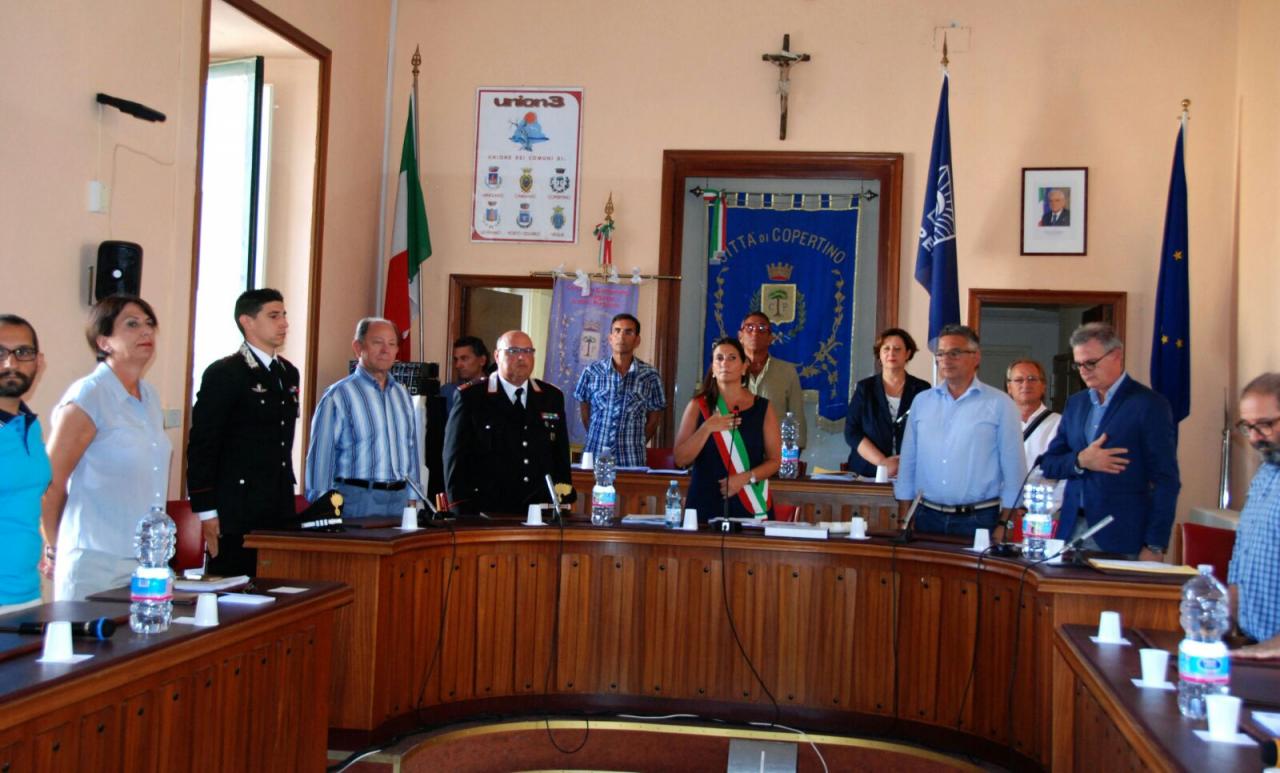 A Fabrizio Viva l'encomio della città di Copertino alla presenza del Sindaco di Galatina