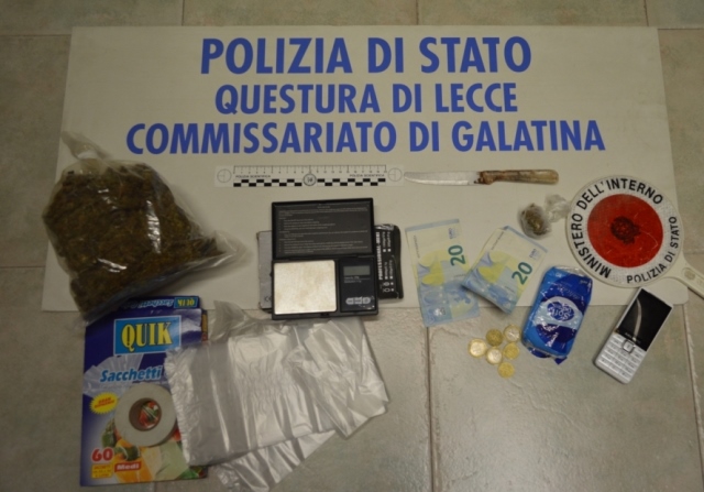 Detenzione di marijuana, in arresto un uomo di Galatina Detenzione di marijuana, in arresto un uomo di Galatina