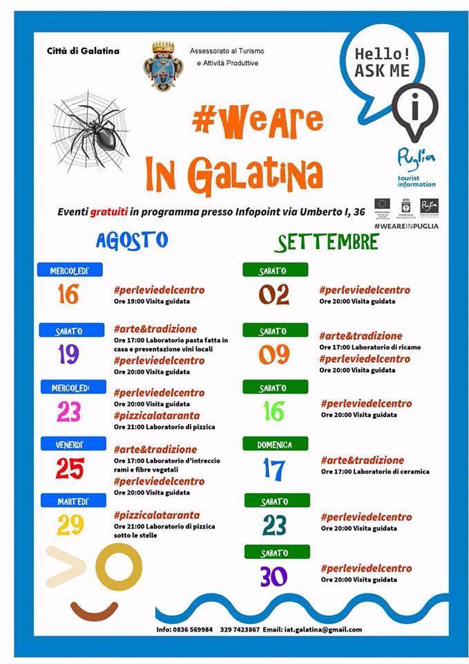 #WeareinGalatina, l'estate in città