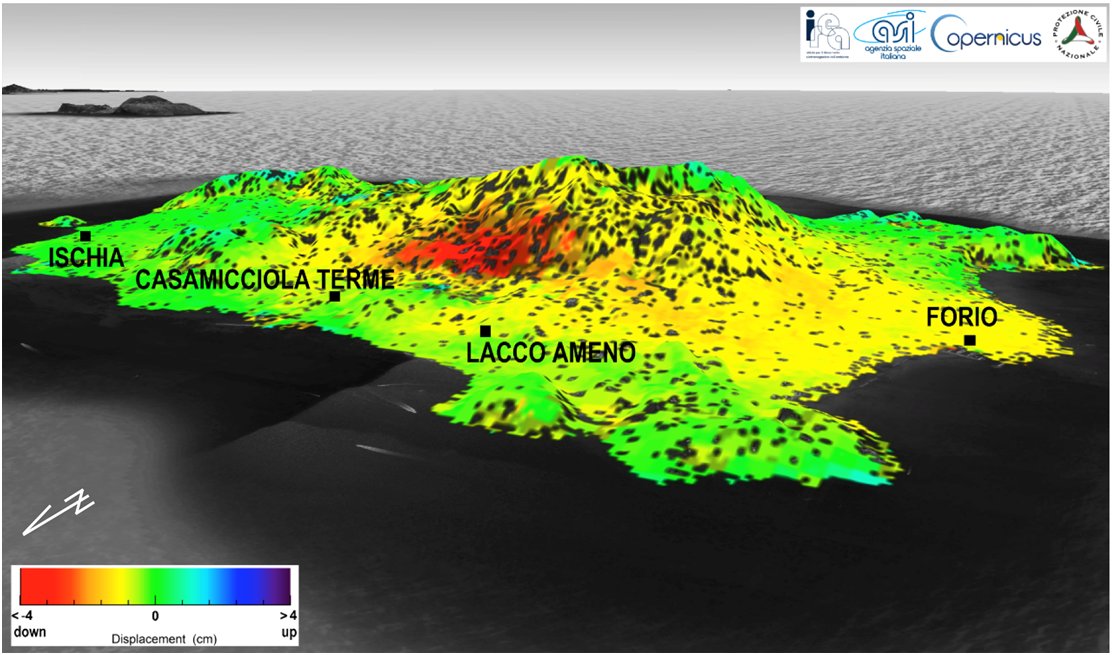 I movimenti del suolo ad Ischia rilevati con i satelliti