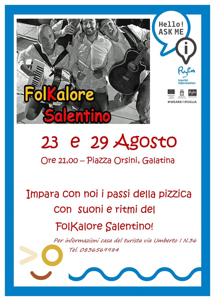 A Galatina il laboratorio di pizzica sotto le stelle