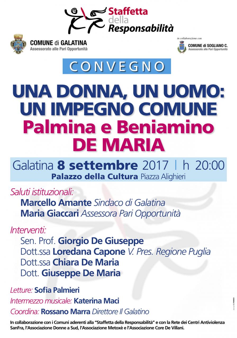 &quot;Una donna, un uomo: un impegno comune&quot;