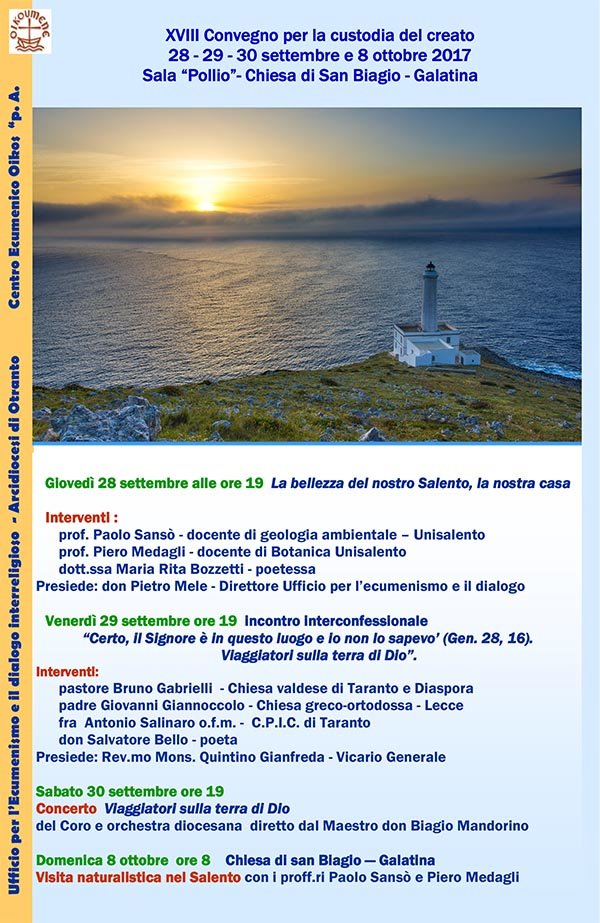 “Certo, il Signore è in questo luogo e io non lo sapevo’ (Gen. 28, 16). Viaggiatori sulla terra di Dio” “Certo, il Signore è in questo luogo e io non lo sapevo’ (Gen. 28, 16). Viaggiatori sulla terra di Dio”