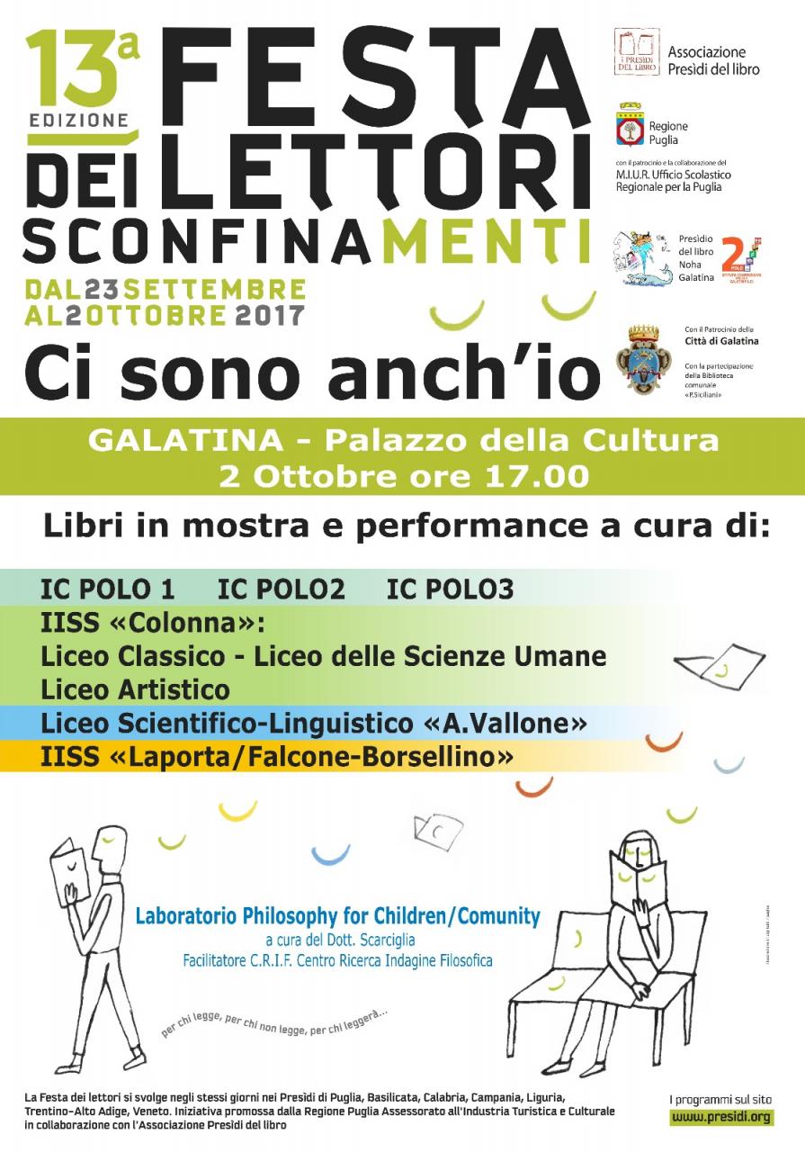 Anche a Galatina "La Festa dei Lettori"