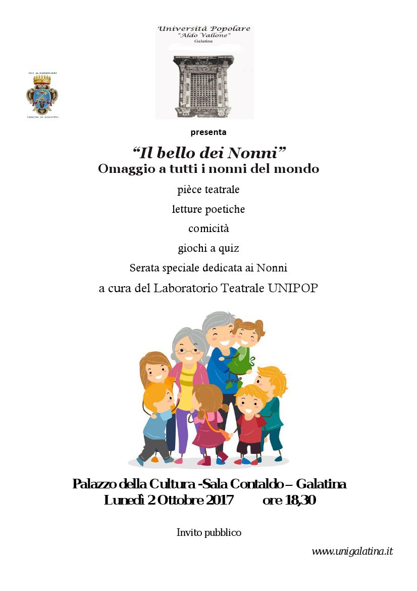 Festa dei Nonni all'Università Popolare