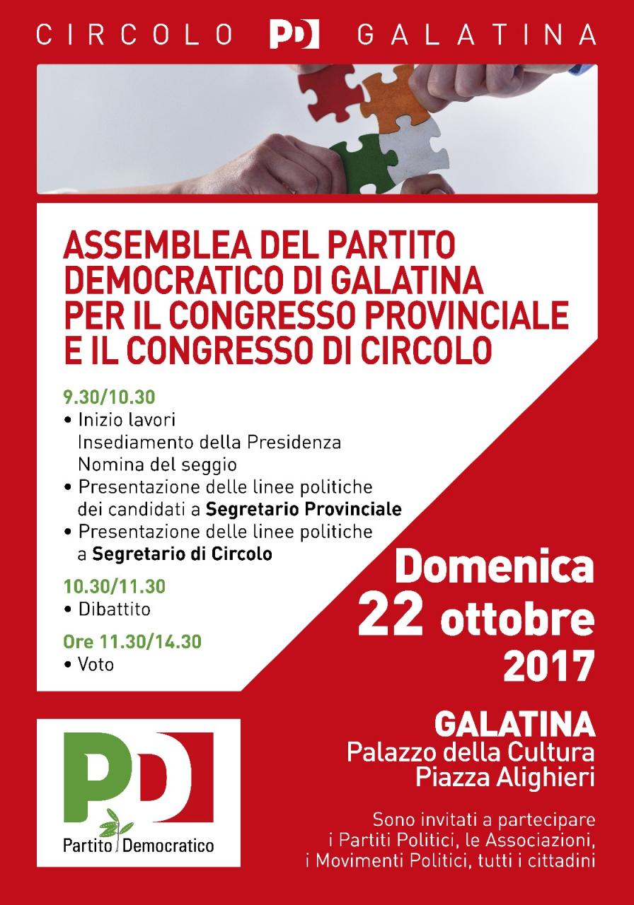 PD galatinese a congresso PD galatinese a congresso