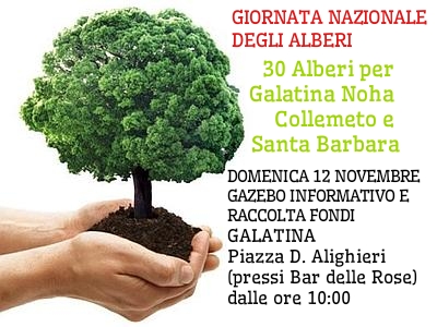 Trenta alberi per Galatina e frazioni Trenta alberi per Galatina e frazioni