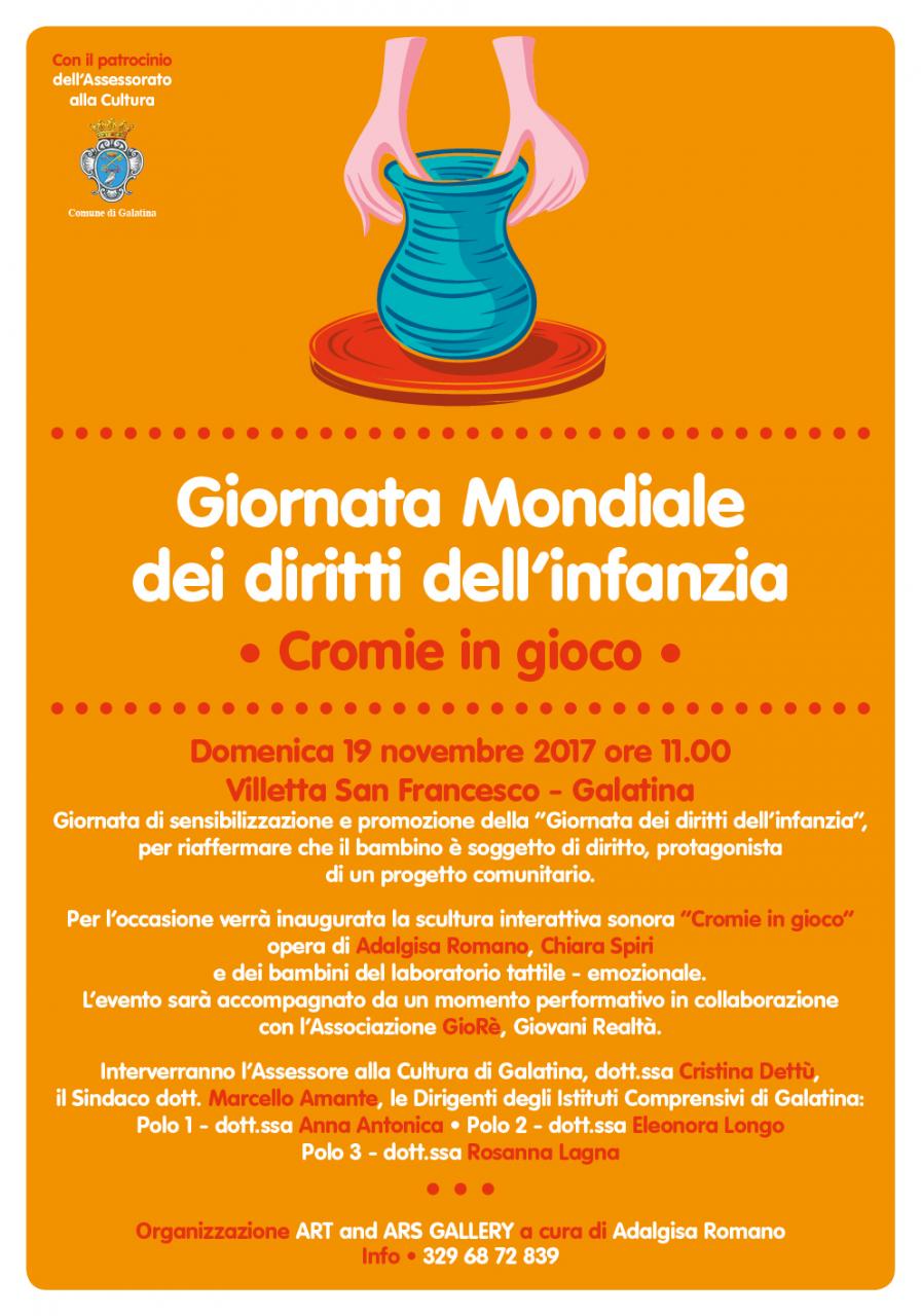 A Galatina 'Cromie in gioco' per la Giornata dei diritti dell’infanzia