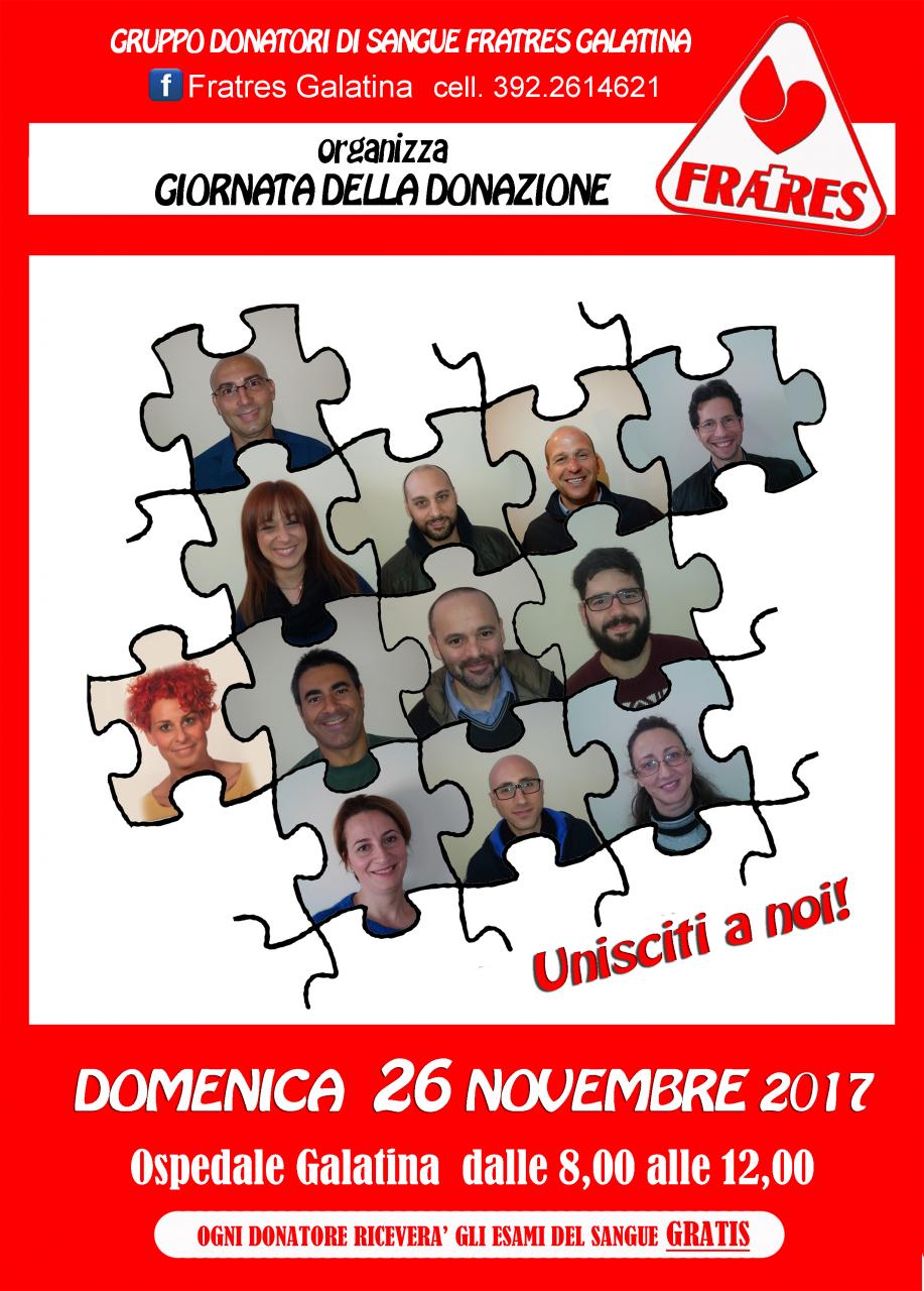 Domenica si dona il sangue con la Fratres