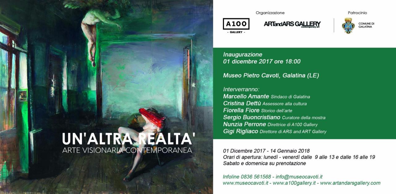  “UN'ALTRA REALTA'. Arte visionaria contemporanea”