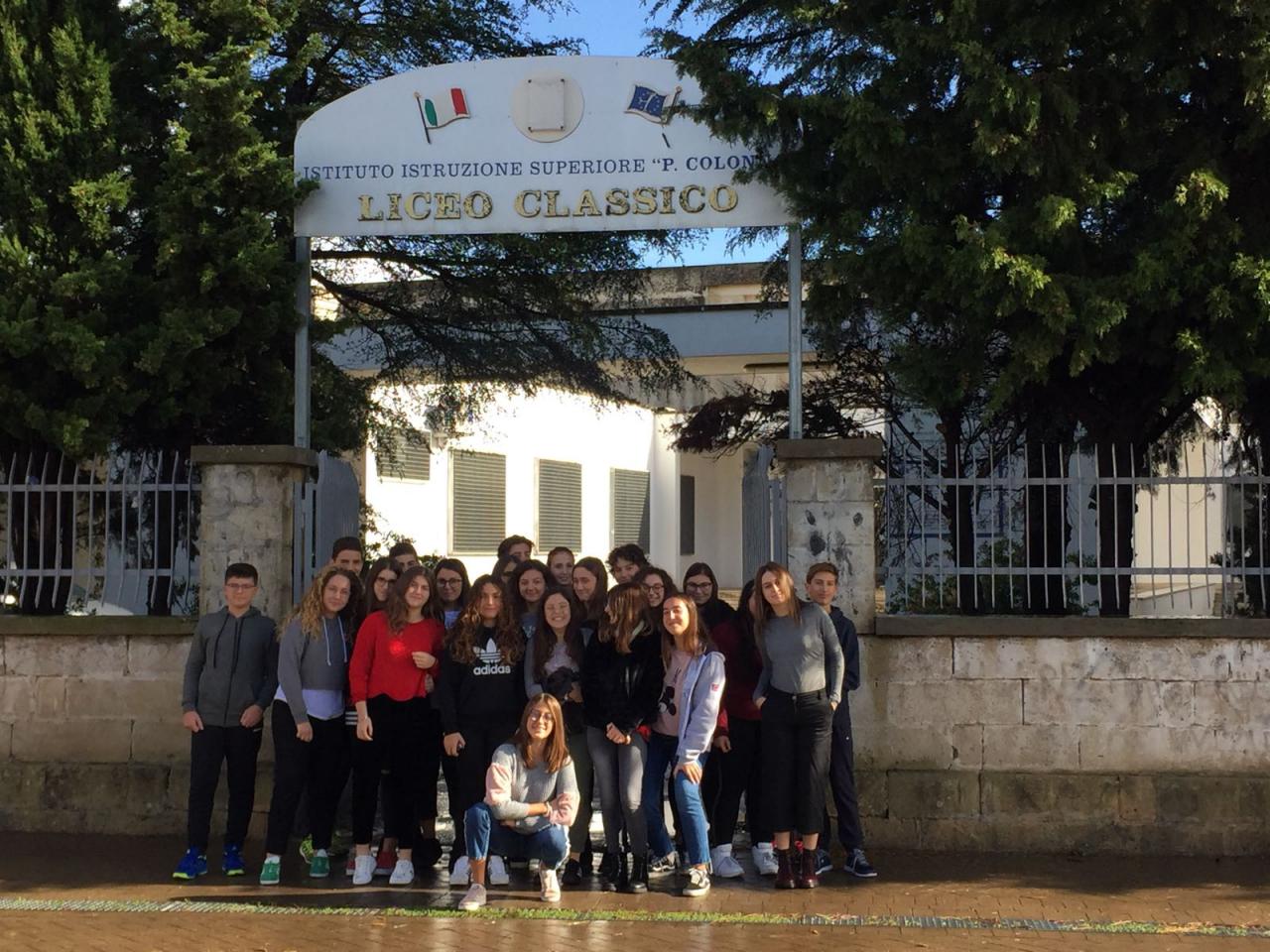 Francesca Mariano all'open day del Colonna