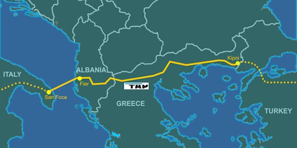 I 5 stelle in visita al cantiere Tap