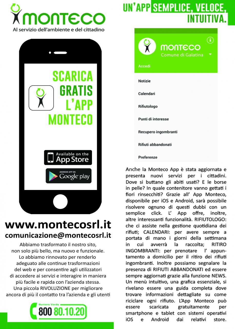 Un app per gestire al meglio i rifiuti di Galatina