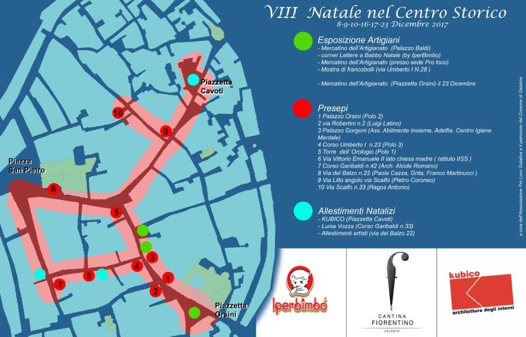 Il giro della commissione per il presepe più bello Il giro della commissione per il presepe più bello