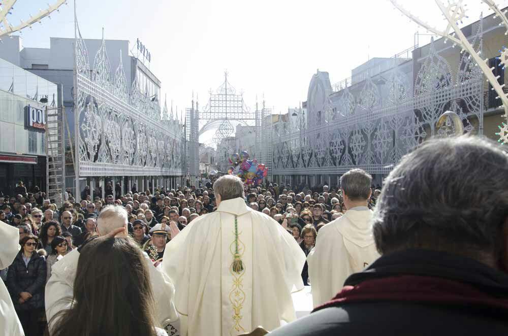 L'Arcivescovo ha acceso la fòcara