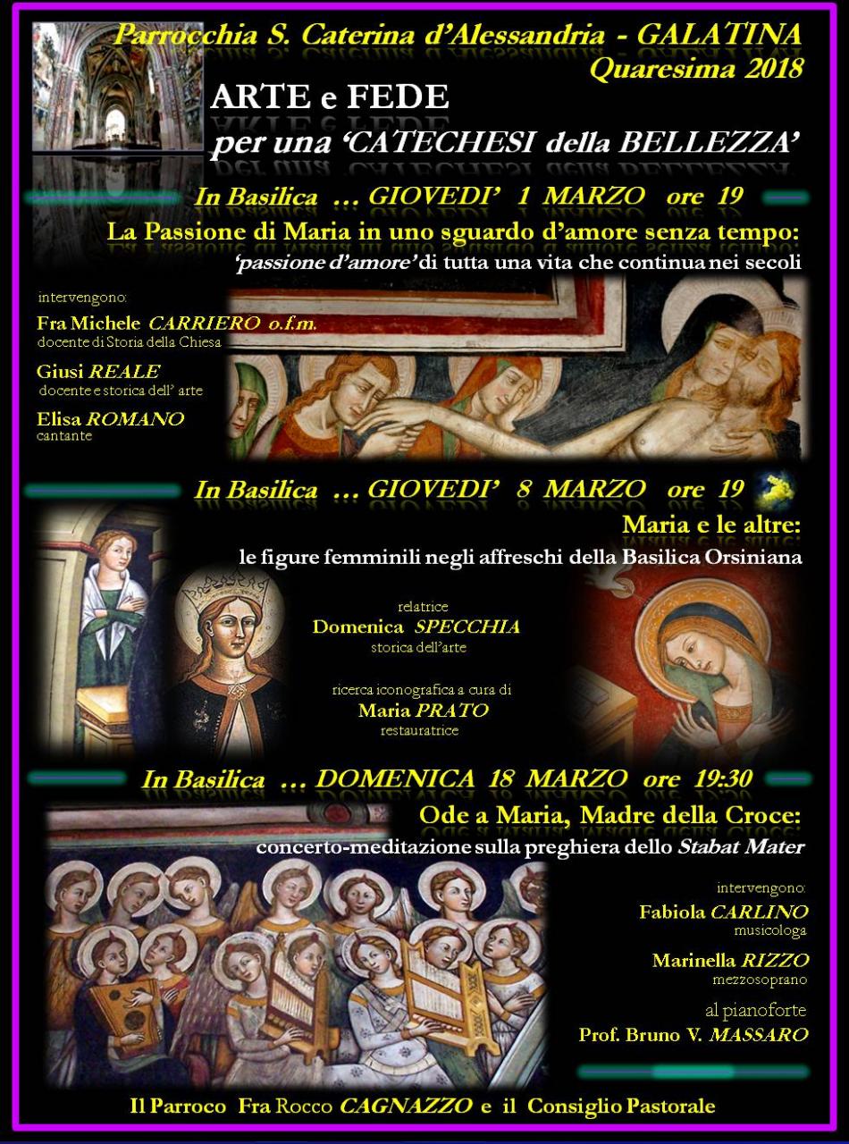 Nella Basilica di Santa Caterina d'Alessandria la "catechesi della bellezza"