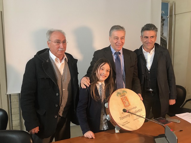 Tommy Miglietta premiato dalla Provincia