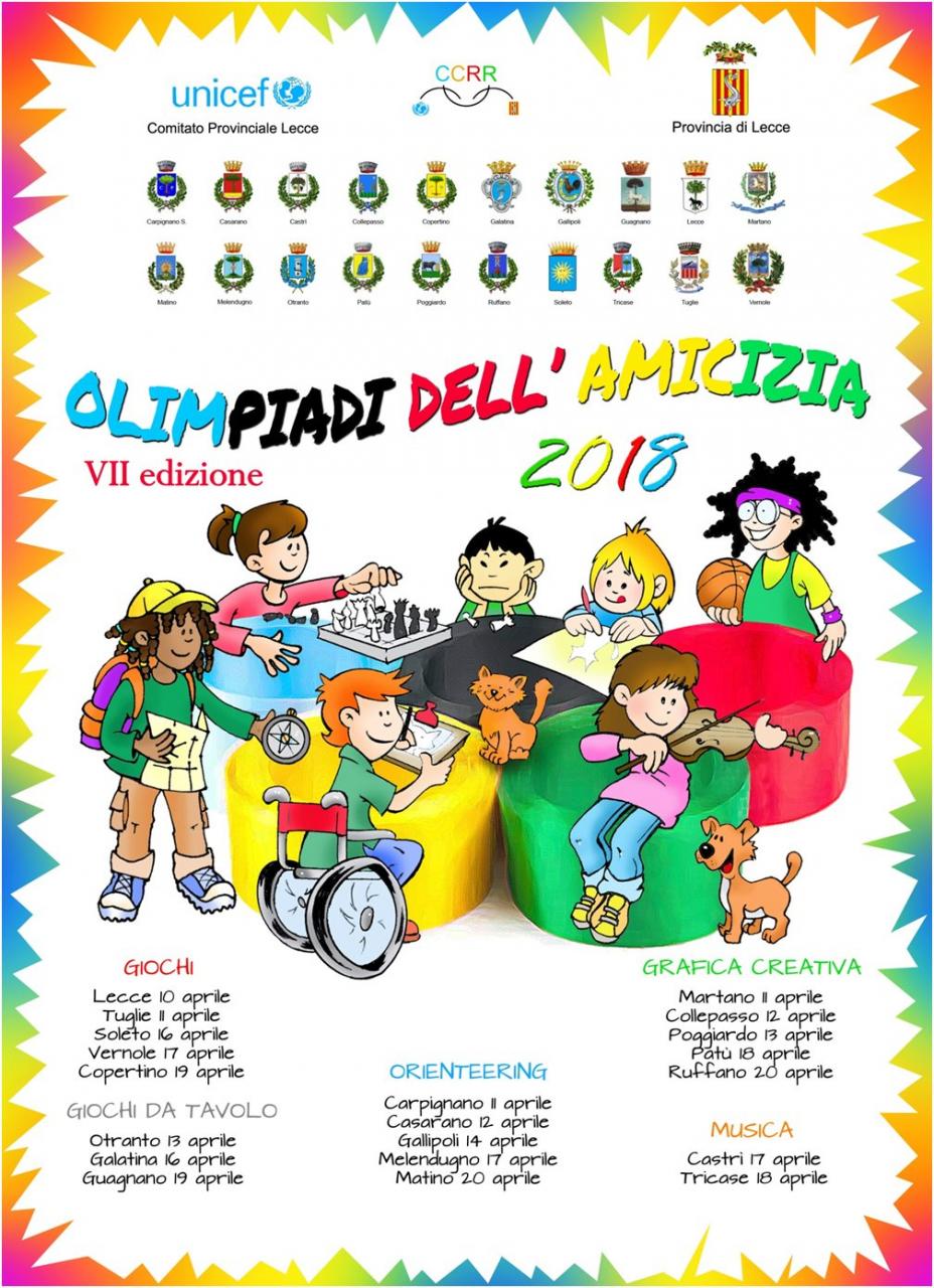 A Soleto le Olimpiadi dell'amicizia A Soleto le Olimpiadi dell'amicizia