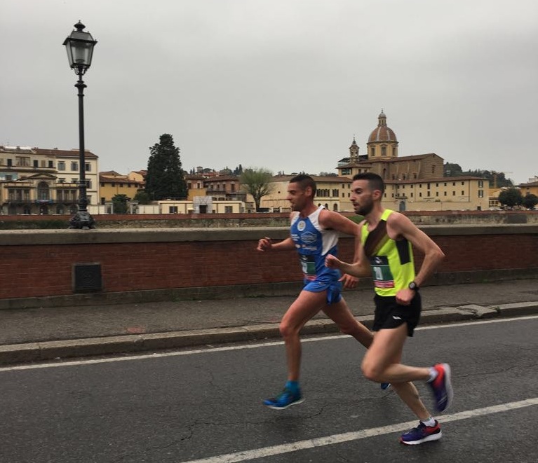 Gianluca Tundo secondo degli italiani alla mezza maratona di Firenze