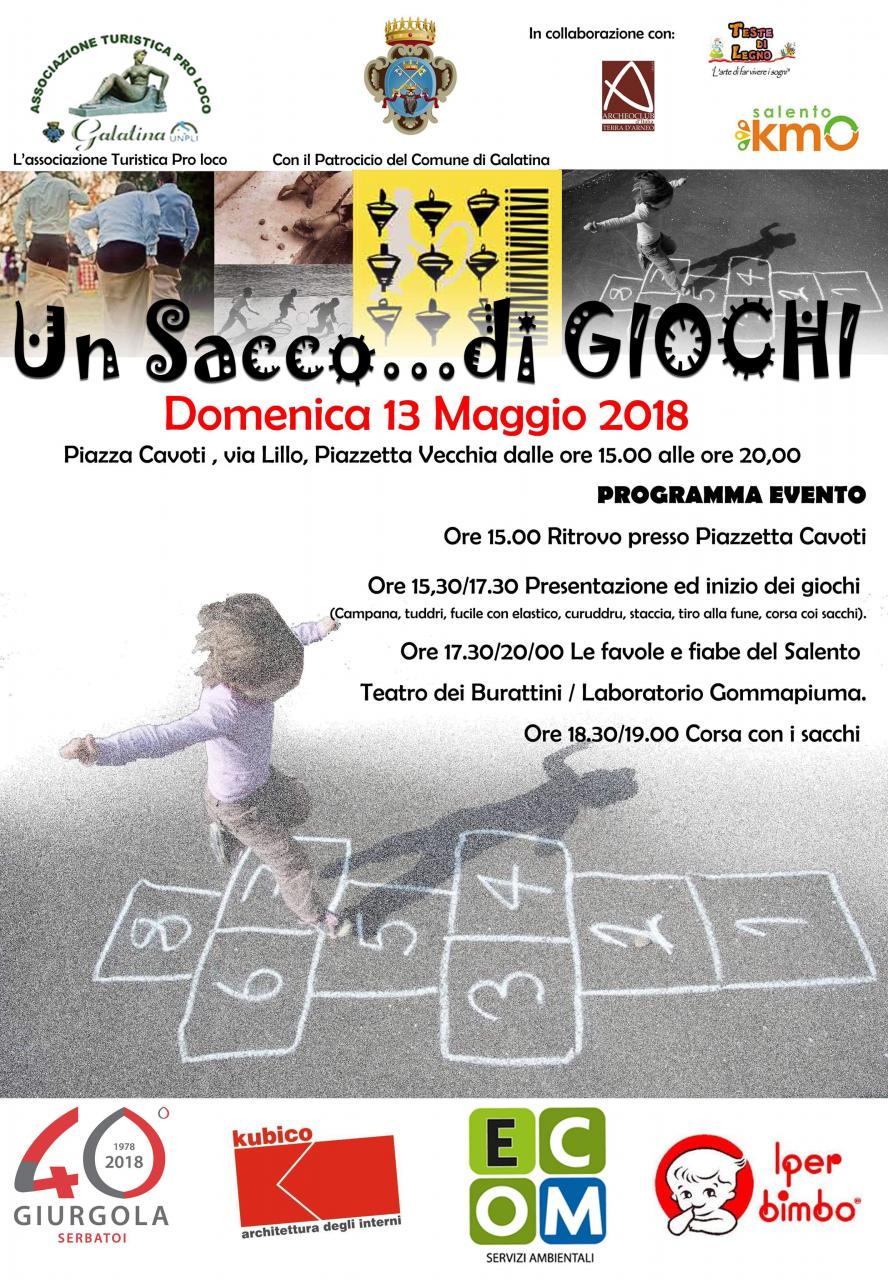 “Un sacco … di giochi” con la Pro Loco di Galatina