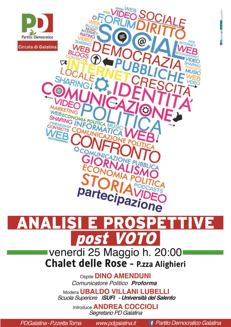 Dino Amenduni e Ubaldo Villani Lubelli a Galatina "alla ricerca dell'alternativa possibile" Dino Amenduni e Ubaldo Villani Lubelli a Galatina "alla ricerca dell'alternativa possibile"