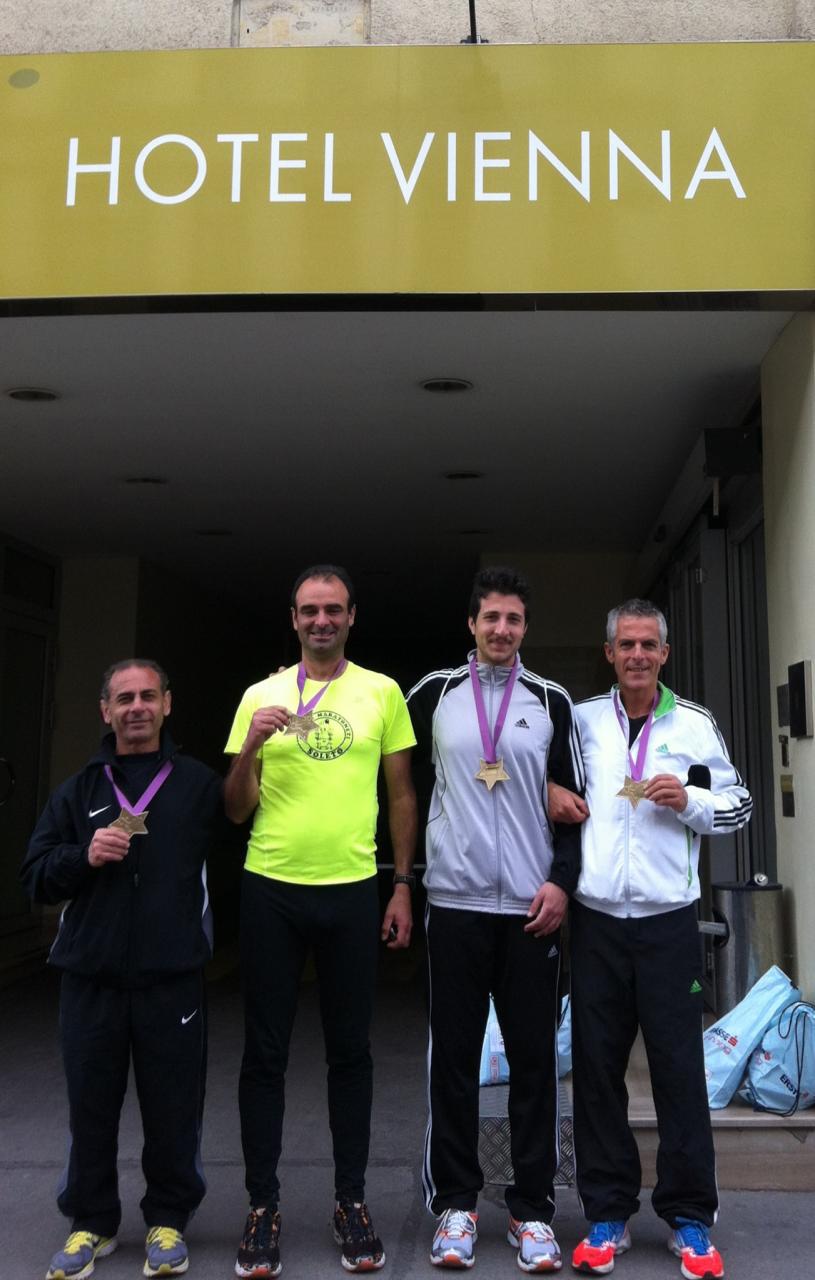 Sulle note del 'Bel Danubio blu' i galatinesi si fanno onore alla Vienna Marathon