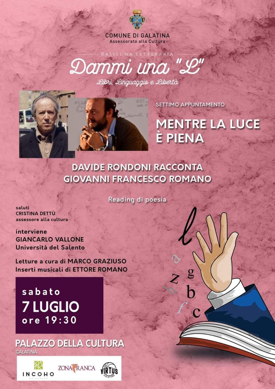 &quot;Mentre la luce è piena&quot;